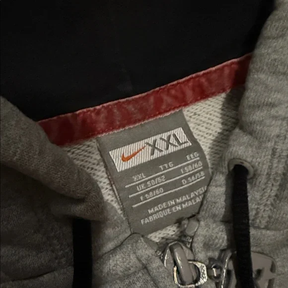 Y2K Nike LeBron JamesLion Head King Zip Up Hoodie Sweatshirt